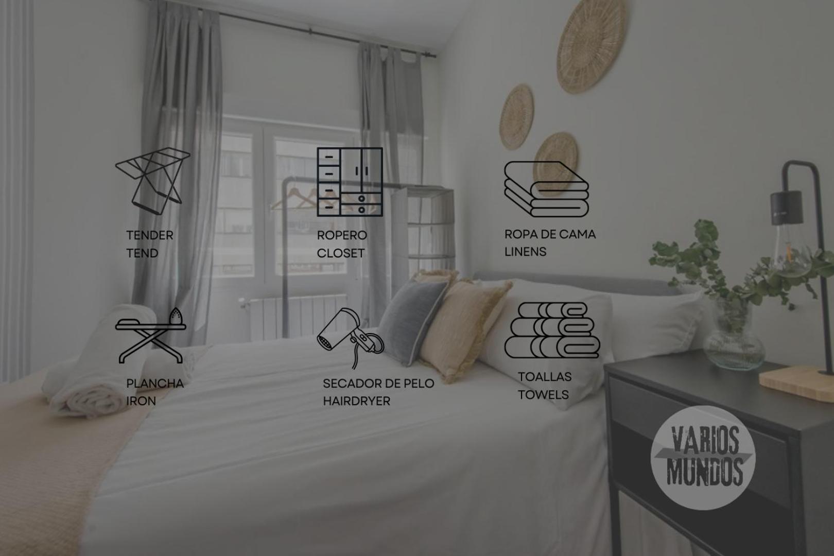 Excuisite New Apt En Gran Via Para 5Pax E2 Madrid Exteriör bild